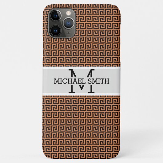 モザイクモダンモノグラム#13 Case-Mate iPhoneケース (裏面)