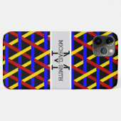 モザイクモダンモノグラム#15 Case-Mate iPhoneケース (裏面(横))