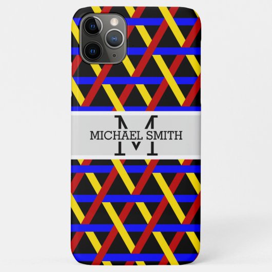 モザイクモダンモノグラム#15 Case-Mate iPhoneケース (裏面)