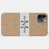モザイクモダンモノグラム#20 Case-Mate iPhoneケース (裏面(横))