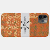 モザイクモダンモノグラム#6 Case-Mate iPhoneケース (裏面(横))