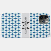 モザイクモダンモノグラム#7 Case-Mate iPhoneケース (裏面(横))
