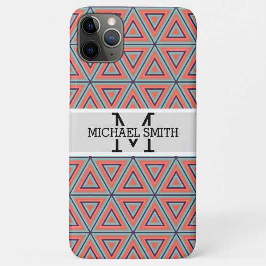 モザイクモダンモノグラム#8 Case-Mate iPhoneケース (裏面)