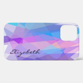 モザイクモダン抽象芸術の背景#2 Case-Mate iPhoneケース (裏面 (横))