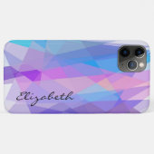 モザイクモダン抽象芸術の背景 Case-Mate iPhoneケース (裏面(横))