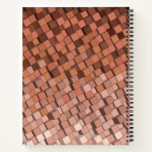 モザイクモダン自然トーン ノートブック (裏面)