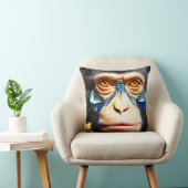 モザイクモンキークッション投げ&枕 クッション (椅子)