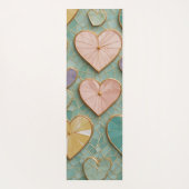 モザイクラブ：パステルハート ヨガマット (裏面)