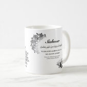 モザイクラマダンIftarとスホアドゥアマグ コーヒーマグカップ (正面右)