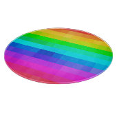 モザイクレイカラフルンボープライドジオメトモダンリ カッティングボード (角)