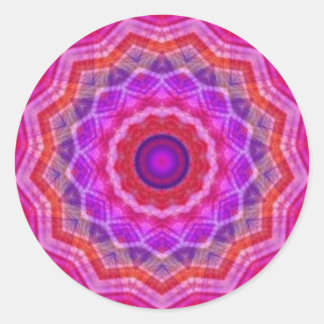 モザイク万華鏡のように千変万化するパターンシール ラウンドシール