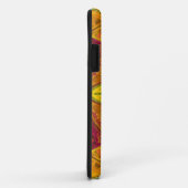 モザイク万華鏡のように千変万化するパターンフラワーイエローレッドとブルー Case-Mate iPhoneケース (裏面/右)