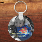 モザイク三倍体認識度キーチェーン キーホルダー (正面)