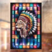 モザイク付きバックライト付きステンドグラス窓 –  ウィンドウサイン (シート2)