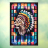 モザイク付きバックライト付きステンドグラス窓 –  ウィンドウサイン (シート3)