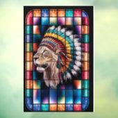 モザイク付きバックライト付きステンドグラス窓 –  ウィンドウサイン (シート3)