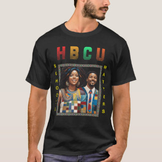 モザイク付きHBCUスクリクールーズ物質シャツ Tシャツ