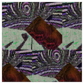 モザイク写真とライトグリーンのピスタチオ ファブリック (クローズアップ)