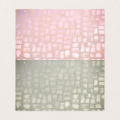 モザイク効果イヤリングホルダー、ジュエリー表示カード 名刺 (内部フラット)