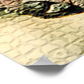 モザイク効果馬 ポスター (角)