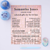 モザイク効果、ジュエリーストア チラシ (シングル)