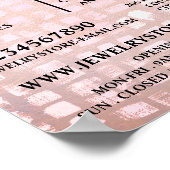 モザイク効果、ジュエリース広告トア ポスター (角)