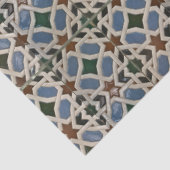 モザイク地中海のブルーグリーンの切り離し 薄葉紙 (詳細)