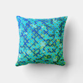 モザイク地中海の装飾用クッション クッション (裏面)