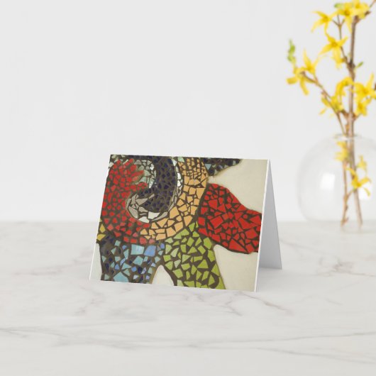 モザイク学オブ カード (黄色い花)