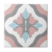 モザイク床セラミックタイル(赤 – 青 – 灰色) タイル (正面)