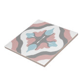 モザイク床セラミックタイル(赤 – 青 – 灰色) タイル (側面)