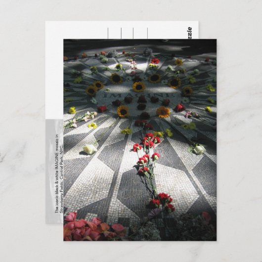 モザイク想像、いちご畑、NY - Vはがき ポストカード (正面/裏面)