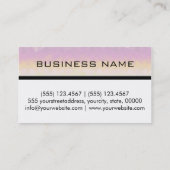 モザイク抽象芸術アカスタムートモノグラム#100 名刺 (裏面)