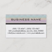 モザイク抽象芸術アカスタムートモノグラム#74 名刺 (裏面)