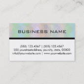 モザイク抽象芸術アーカスタムトモノグラム#17 名刺 (裏面)