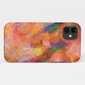 モザイク抽象芸術アート |幾何モダンパターン8 Case-Mate iPhoneケース (裏面(横))