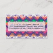 モザイク抽象芸術アート#15 名刺 (裏面)