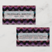 モザイク抽象芸術アート#19 名刺 (正面/裏面)