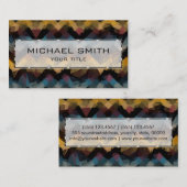 モザイク抽象芸術アート#20 名刺 (正面/裏面)