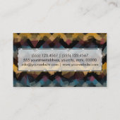 モザイク抽象芸術アート#20 名刺 (裏面)