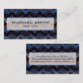 モザイク抽象芸術アート#21 名刺 (正面/裏面)