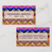 モザイク抽象芸術アート#23 名刺 (正面/裏面)