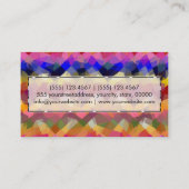 モザイク抽象芸術アート#23 名刺 (裏面)