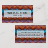 モザイク抽象芸術アート#26 名刺 (正面/裏面)