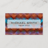 モザイク抽象芸術アート#26 名刺 (正面)