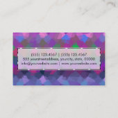 モザイク抽象芸術アート#28 名刺 (裏面)