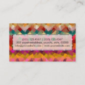 モザイク抽象芸術アート#29 名刺 (裏面)