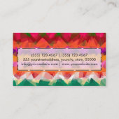 モザイク抽象芸術アート#30 名刺 (裏面)