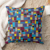 モザイク抽象芸術パターン050721 v1 クッション (ブランケット)