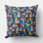 モザイク抽象芸術パターン050721 v1 クッション (裏面)